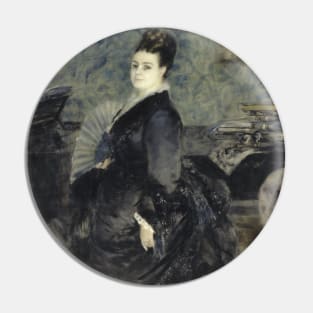 Portrait of a Woman, called Mme Georges Hartmann by Auguste Renoir Pin