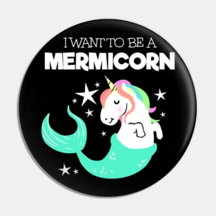 Cute Mermicorn Unicorn Mermaid Mythical Creature Pin