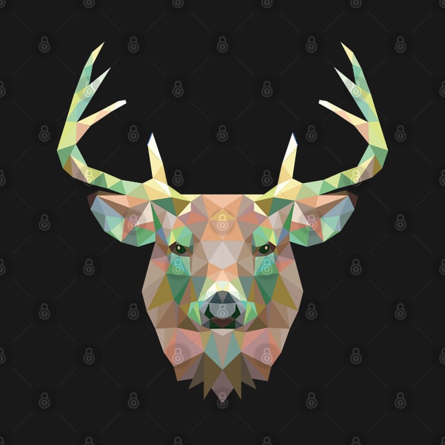 Deer Forest Art by Pixel Poetry