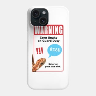 Corn Snake on Duty Phone Case