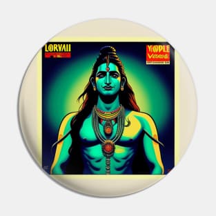 Dancing With Lord Shiva Vinyl Record Vol. 8 Pin