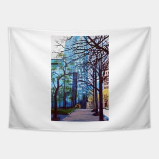 'Tryon Street, Charlotte NC' Tapestry