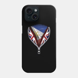 Filipino Flag  Philippines Flag zipped British Flag - Gift for Filipino From Philippines Phone Case