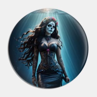 La Muerte Under The Sea Pin