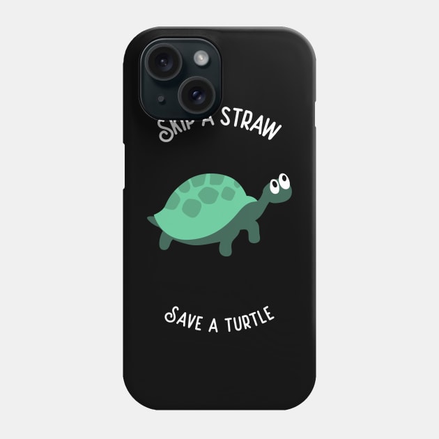 skip the straw! Phone Case by Funky Turtle