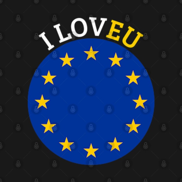 I Love EU Anti Brexit by Mas Design