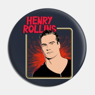 Henry Rollins Comic Pin