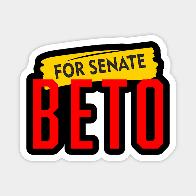 Beto For Senate Magnet by Croward Phmous