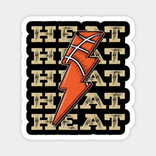 Funny Sports Heat Proud Name Basketball Classic Magnet