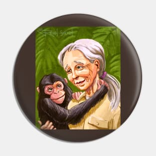 Dr. Goodall, I Presume? Pin