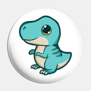 Cute Baby T-Rex, Dino, Dinosaur, Tyrannosaurus Pin