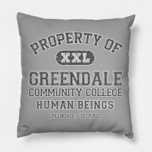 Property of Greendale Community College Pillow