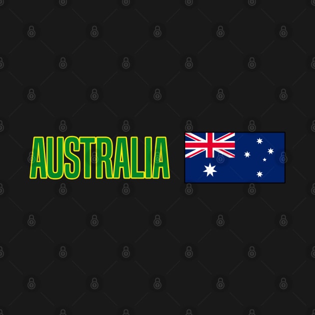 Australia Flag for Australian Fans by McNutt