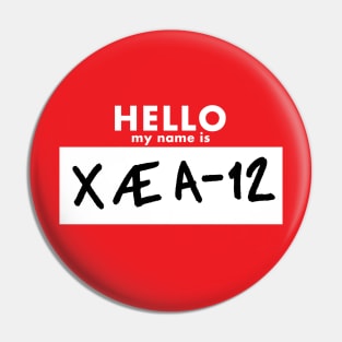 Hello My Name is X Æ A-12 Pin