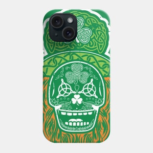 Celtic Sugar Skull (multi-color) Phone Case