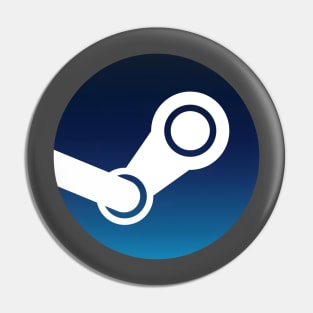 Steam Logo Pin