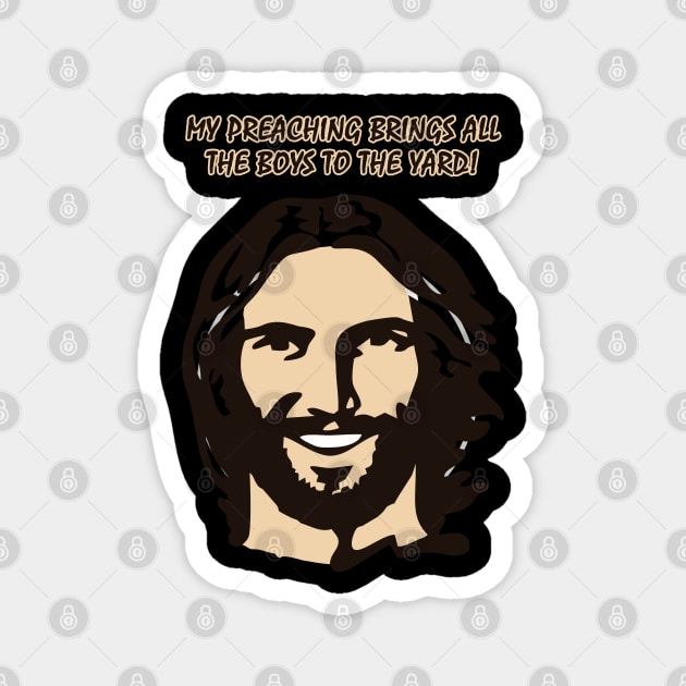 Jesus Christus Meme Design Magnet by SPAZE