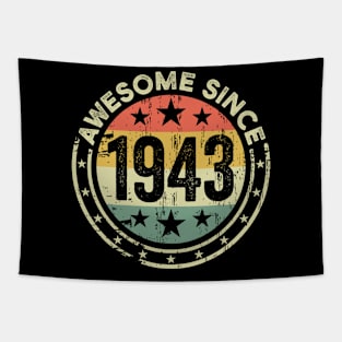 Awesome Since 1943 - 80th Birthday Tapestry