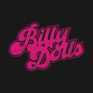 Billy Dolls vintage glam rock logo T-Shirt