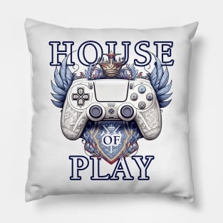 House of play. Gamepad heraldic emblem Pillow