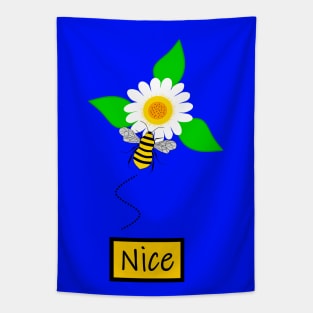 BE Nice Kindness Is Cool Tapestry