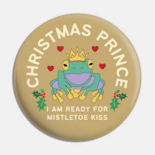 Christmas Prince Frog Pin