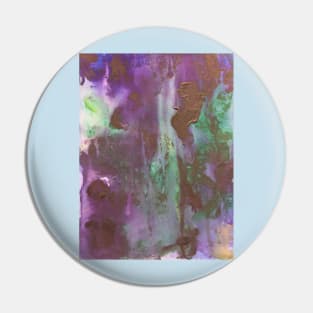 Purple Slime Oozing Around A Crystal Pin