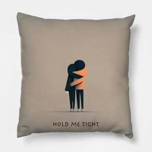 [AI Art] Hold me tight, Minimal Art Style Pillow