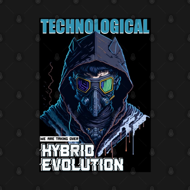 Technological Hybrid Evolution by QuirkyPrintShop