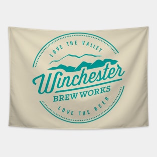 Winchester Brew Works logo (dark ink) Tapestry