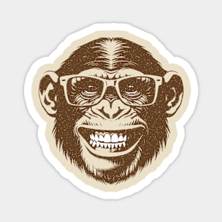 Fancy Chimpanzee Magnet