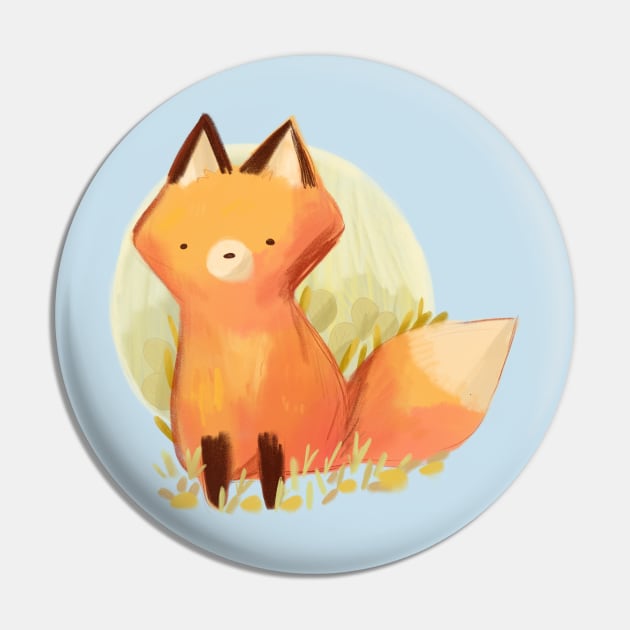 Cute fox sitting drawing Pin by Mayarart