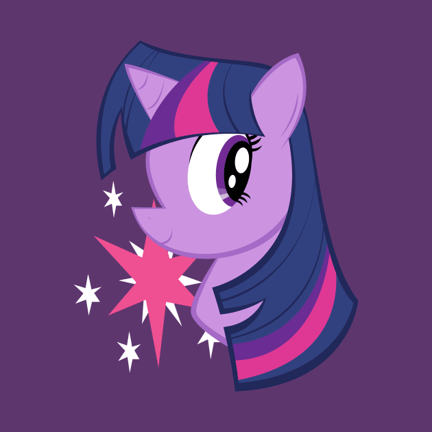 Pony Head: Twilight Sparkle by soldominotees