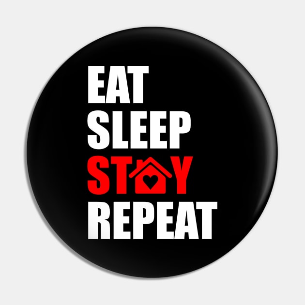 eat sleep stay repeat Pin by Typography Dose