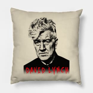 david lynch vintage retro Pillow