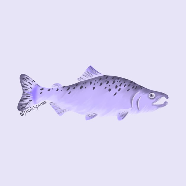 Purple Salmon by Pastel.Punkk