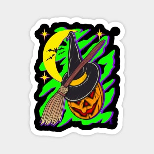 Witch pumpkin Magnet