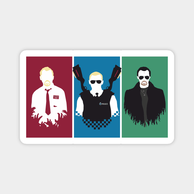 Cornetto Trilogy Magnet by Byway Design