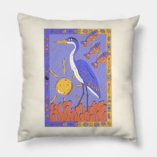 Heron Day Pillow