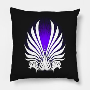 Wings in Purple Pillow