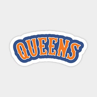 Queens 'New York' Baseball Fan: Represent Your Borough T-Shirt Magnet