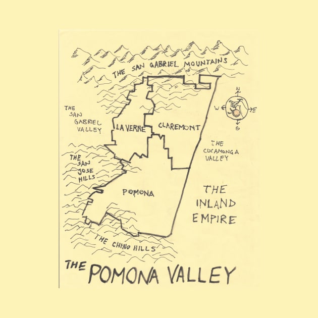 The Pomona Valley by PendersleighAndSonsCartography