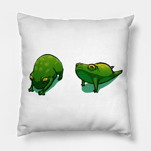 yoga frog Pillow