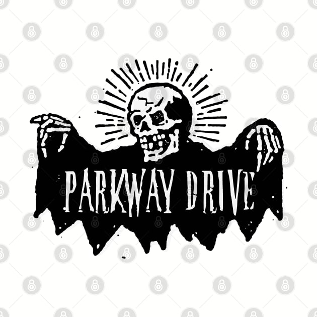 parkway drive skeleton skull by cenceremet