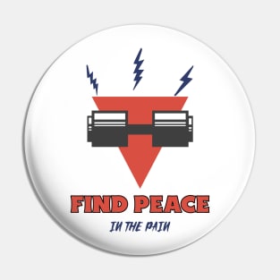 Find Peace In The Pain Workout Pin