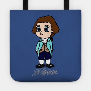 Chibi Thomas Jefferson 2 (Small Print) Tote