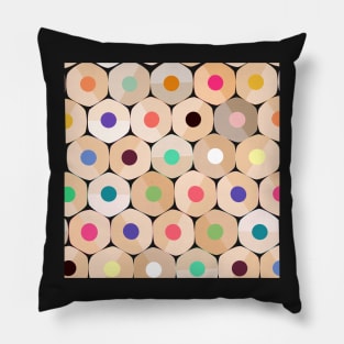 Colorful Pencils Pillow