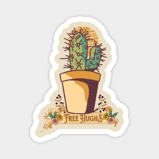 Cactus Free Hugs Magnet