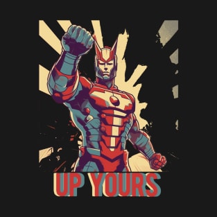 Ultraman Super Hero Parody Propaganda Retro Style T-Shirt