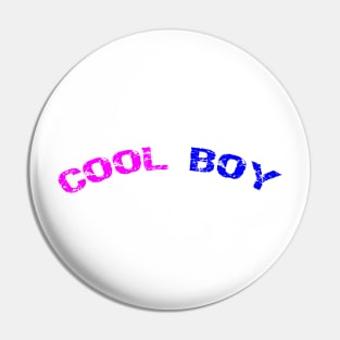 Cool Boy t-shirt Pin